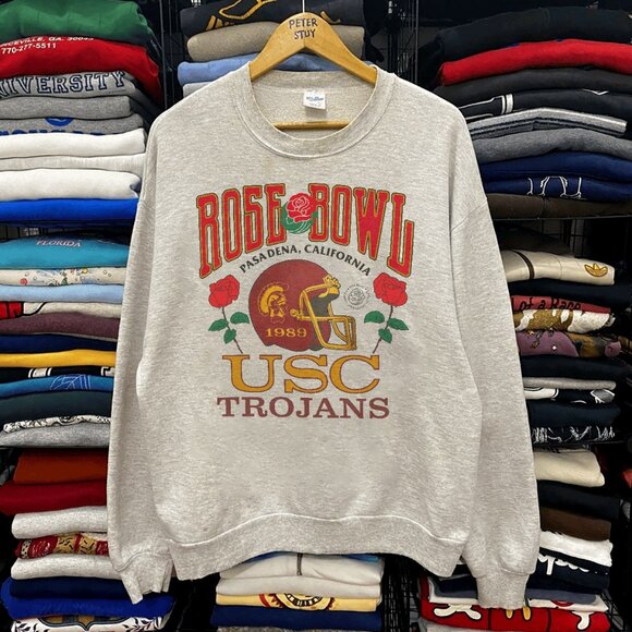 Vintage USC Trojans University Of Southern California Rose Bowl Football Shirt - Picture 1 of 2